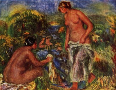 Badende Frauen von Pierre Auguste Renoir